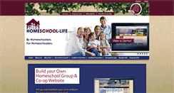 Desktop Screenshot of homeschool-life.com