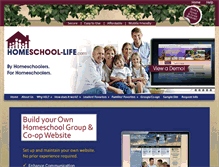 Tablet Screenshot of homeschool-life.com